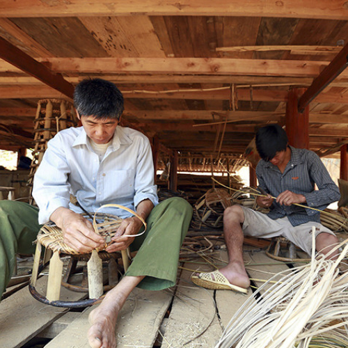 Làng Mây Tre Đan Điện Biên